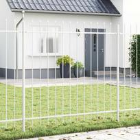 Sodo tvora 5 pcs Balta 8,5 x 1,5 m Miltelinis plienas