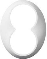 Frame for double socket outlet, white, Renova WDE011404 | 3606480661099