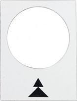 Marked legend,Harmony XAC,legend, 30x40mm, white, right, slow, fast ZB2BY4909 | 3389110645583