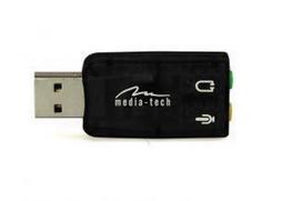 MEDIATECH MT5101 VIRTU 5.1 USB, is the perfect 3D Surround sound card for PCs and laptops,