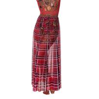 RODASOLEIL Tartan paplūdimio sijonas