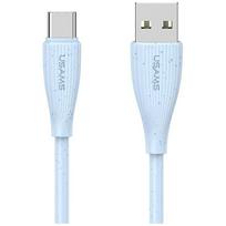 USAMS Green Series cable SJ714 18W 3A USB-A to USB-C, 1m, blue