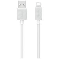 USAMS KY Series US-SJ689 2.4A USB-A to Lightning Cable, 1m, White