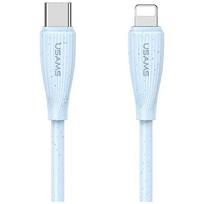 USAMS Cable Green Series SJ717 30W USB-C to Lightning Cable, 1m, blue