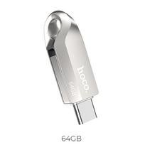 HOCO USB flash drive, USB A + USB C, UD8, 64GB, USB3.0