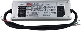 Impulsinis maitinimo šaltinis LED 24V 200W 8.3A, IP67, dimeriuojamas, MEAN WELL, XLG-200-24-A
