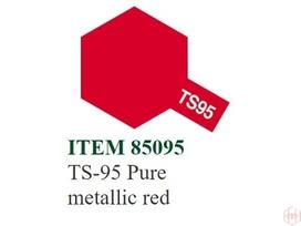 Tamiya - Purškiami dažai TS-95 Pure metallic red, 100ml
