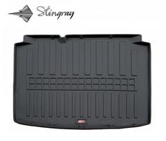 Guminis bagažinės kilimėlis VOLKSWAGEN Golf IV 1997-2003, (hatchback) black /6024131