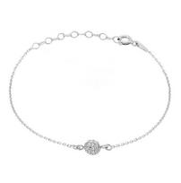 Optinis įrenginys Brilio Silver Tinkama sidabrinė apyrankė su cirkoniais BR38W, Silver