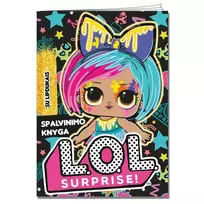 L.O.L. SURPRISE. spalvinimo knyga su lipdukais