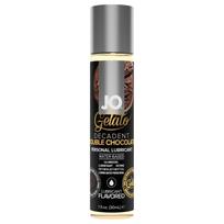 System JO - Gelato dvigubas šokoladas - valgomas, vandens pagrindo lubrikantas (30 ml)