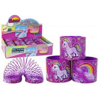 Žaislas spiralė Lean Toys Vienaragis, 6 cm