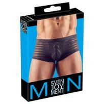 Svenjoyment - Permatomos dryžuotos glaudės (juodos)