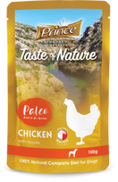 Ėdalas šunims PRINCE Taste of Nature Paleo Vištiena su obuoliais, 150 g