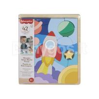 Fisher - price medinė dėlionė raketa