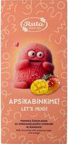 Pieninis šokoladas su sproginėjančiu cukrumi ir mangais "Bumciai". APSIKABINKIME!, 70 g