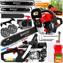 Benzininis grandininis pjūklas MalTec MasterCut5700W, 5,7 AG, 2 juostos (16" ir 18"), 2 grandinės, 250 ml alyva, lagaminas