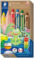 Spalvoti pieštukai STAEDTLER Buddy 3in1, 6, SPSSTX4007817029183