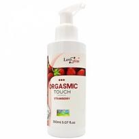 Stimuliuojantis masažo gelis Love Stim Orgasmic Touch Strawberry, 150 ml