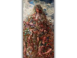 Reprodukcija „Gamta arba gausa“, Leon Frederic (1897)