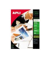 Foto popierius APLI COLOUR LASER GLOSSY, A4, 210 g/m2, 100 lapų