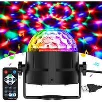 Balso valdymas Disco Ball 360 besisukantis veidrodinis rutulys, spalvos, 3 režimai, lengva muzika su