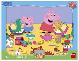 Dino Frame Puzzle 12 pc, Peppa Pig