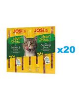 JOSERA JosiCat Meat Sticks vištienos ir ančių lazdelės katėms 20x35g