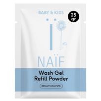 NAIF Baby & Kids Cleansing Wash Gel Refill Powder 25g