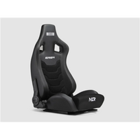 Next Level Racing | PU Leather and Suede | Reclining Seat | ERS4 Elite PU Leather  and  Suede Edition | Black