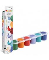 Vaikų sukurtų spalvų guašas PRIMO, 6 spalvos x 25 ml