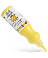 Guašas ergonomiškame buteliuke PRIMO, geltonos spalvos, 50 ml