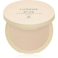 Lumene Blur kompaktinė pudra ir makiažo pagrindas „du viename“ SPF 15 atspalvis No. 1 10 g