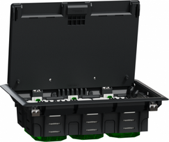 Floorbox L, 6mod, Plastic, IP20 Unica system+ INS52122 | 3606489818968