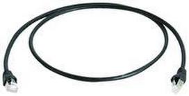 Telegärtner patch kabelis SFTP CAT 6A juodas 1,0m
