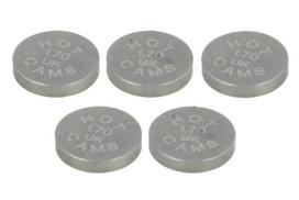 Vožtuvo plokštelė PZ948170/5 9,48mm x1,7mm, (5 vnt.) Tinka: CAGIVA; KAWASAKI; SUZUKI; TRIUMPH; YAMAHA