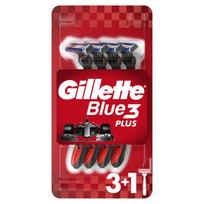 Gillette Blue 3 Red skustuvai, 4 vnt