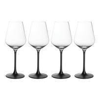 Vyno taurės „Villeroy & Boch Manufacture Rock“ 470 ml krištolas, 4 dalių rinkinys