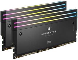 Corsair Microsystems „Corsair DOMINATOR Titanium“ apšvietimo stiprinimo rinkinys, RGB LED, juodi šilumos kriauklės funkciniai LED, be DRAM IC (CMPLEKIT2)