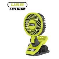 Prisegamas ventiliatorius RYOBI RCF4-0, 4 V (be akum. ir krov.)