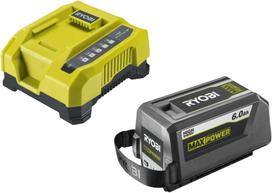 Akumuliatoriaus ir kroviklio komplektas RYOBI RY36BK60B-160, 36 V, 6,0 Ah