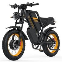 COSWHEEL GT20 PRO 40AH Dvigubos baterijos elektrinis dviratis 3000W Dvigubas variklis Kalnų bekelės dviratis suaugusiems