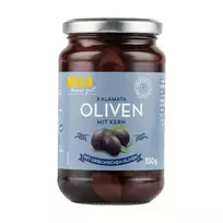 Juodosios alyvuogės BILLA KALAMATA, 355 g