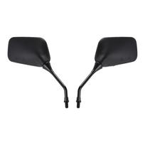 Pora juodų veidrodėlių M10 galinio vaizdo veidrodėliai Kawasaki KLR250 KLR600 KLR650 1984-1990