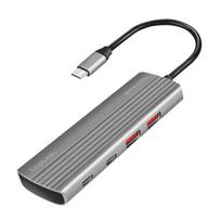 Logilink Ultra Lim USB3.2 hub: 2x USB-A, 5x USB-C, PD, 100