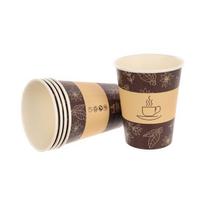Popieriniai puodeliai karštiems gėrimams kavai arbatai be SUP 180 ml 50 vnt., Popieriniai puodeliai karštiems gėrimams kavai arbatai be SUP 180 ml 50 vnt.