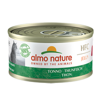 Almo Nature HFC Jelly Tuna 70g tunas drebučiuose konservai katėms, Svoris 70 g