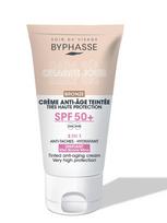 BYPHASSE Apsauginis veido kremas su atspalviu ir SPF50+ brandžiai odai (BRONZE), 50 ml