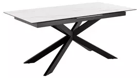 Prailginamas valgomo stalas Irwine, Keramikos stalviršis 168/210x90x76 cm