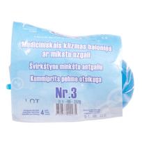 OLKO, švirkštynė (kriaušė klizmavimui), minkštu antgaliu, medicininė, Nr.3